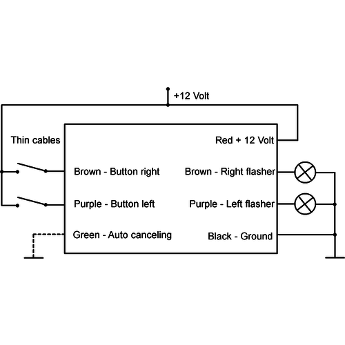 Axel Joost Elektronik Multi Flasher relay  - PLUS