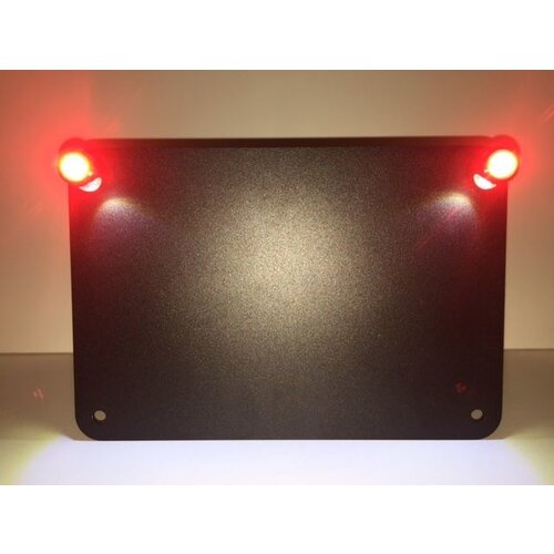Éclairage de plaque d'immatriculation à LED avec feu arrière