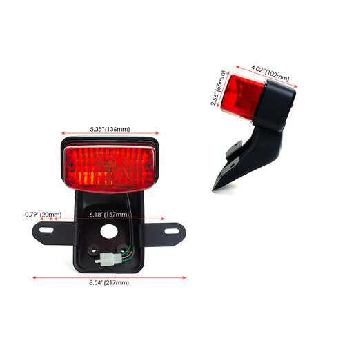 Achterlicht Oldskool "Alabama"