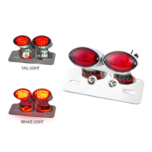 Achterlicht Oldskool "Ohio Chrome"