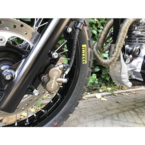 ‘Bare Metal Scrambler’  Honda SLR 650