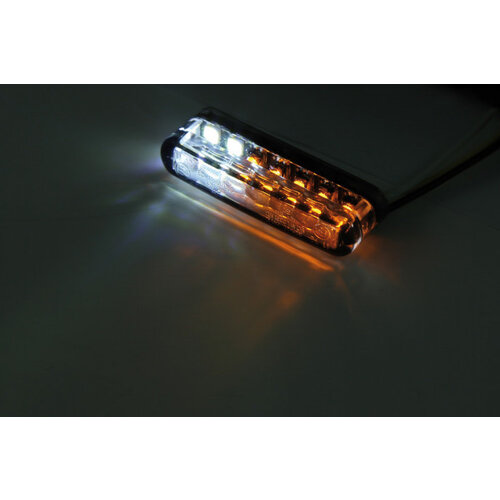 Smoke LED turn signal / front position light Shorty (Pair)