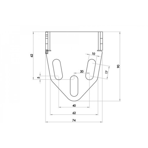 Kennzeichenhalter Universal Typ 5