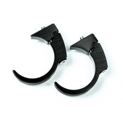 Lenker Clip Kit Schwarz Eloxiert 22 mm