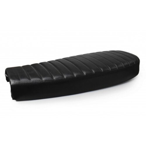 62,5cm x 24,5cm Selle vintage noire Tuck N 'Roll Brat