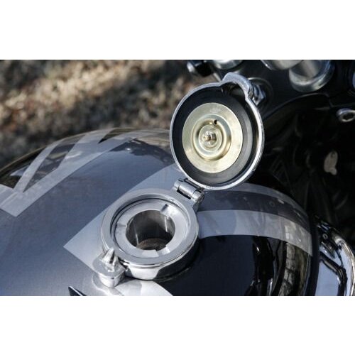 Monza 2.5" Tankdop voor 2000+ Triumph Bonneville, Thruxton and Scrambler Modellen