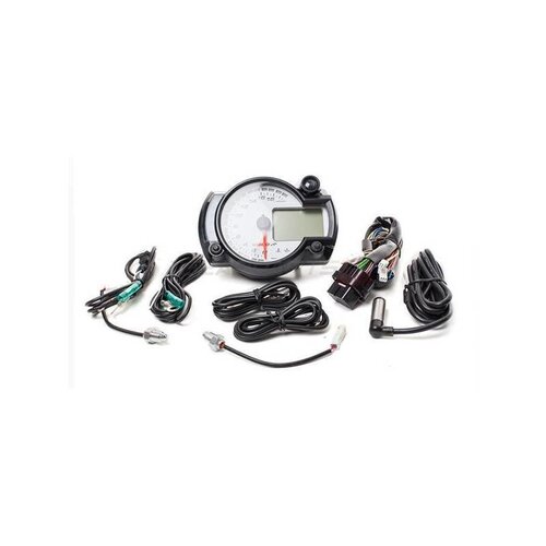 KOSO Indicateur de vitesse style GP RX2N+ / Blanc / 20.000 tr/min