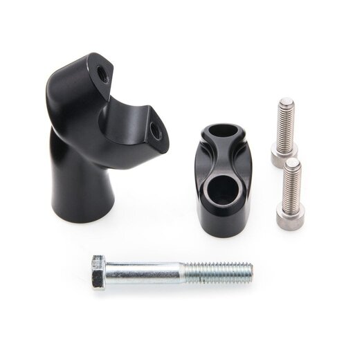 Motone Kit rehausseur pour barres de 22 mm - Noir
