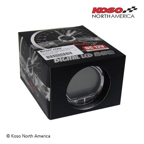 KOSO D55 DL-02R Toerenteller / Thermometer (LCD Display, 20000 RPM)