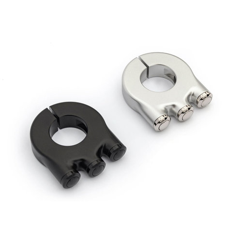MessnerMoto Interrupteur premium à 3 boutons en aluminium