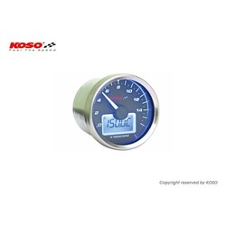 D55 GP Style Drehzahlmesser / Thermometer (max. 9000 RPM schwarz)