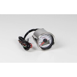 (max. 260 km/h) D55 GP Style Snelheidsmeter, Wit met Blauwe Backlight