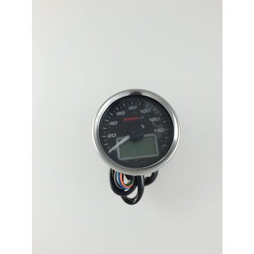 KOSO Indicateur de vitesse noir style GP 55 mm (max. 160 km/h)