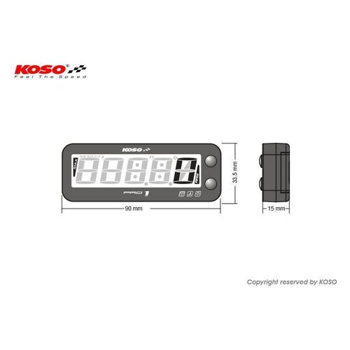 KOSO PRO-1 (Racing Toerenteller)