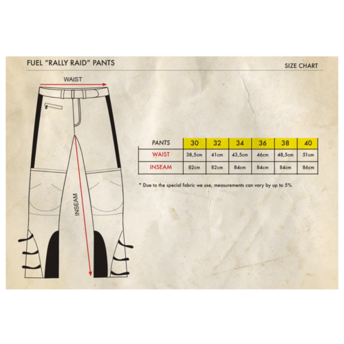FUEL '' Rally Raid '' Pants Summer Brown