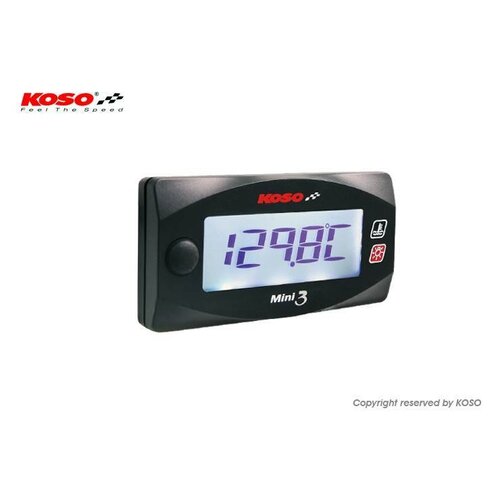 KOSO Dual Thermometer Mini 3 (met achtergrondverlichting)
