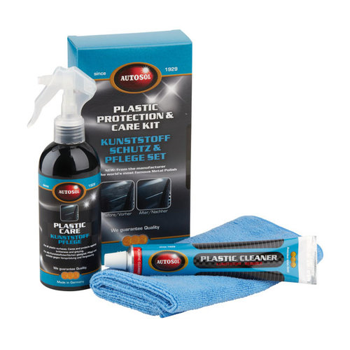 Autosol Kit de protection et d'entretien en plastique