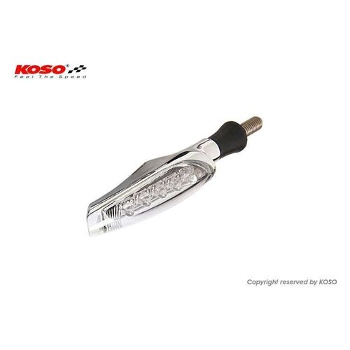 KOSO LED Turn Signal unlimited, chrome