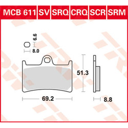 Yamaha MT-07 Brake Pads