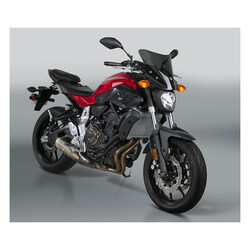 Pare-brise sport Yamaha MT-07 teinte foncée