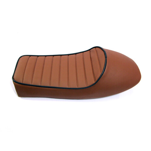 Tuck N' Roll Cafe Racer Seat Cadillac Brown