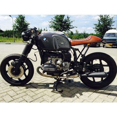 Tuck N' Roll Cafe Racer Seat Cadillac Brown