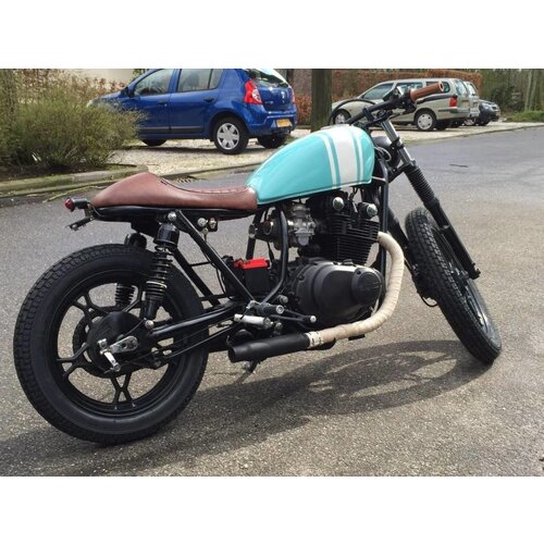 Tuck N 'Roll Cafe Racer Sitz Cadillac Brown