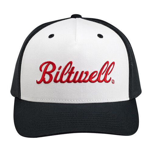 Biltwell Logo Snapback Cap Black/White/Red