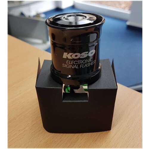 KOSO Flasher relay (digital) 12V, 3 connectors, max 15A