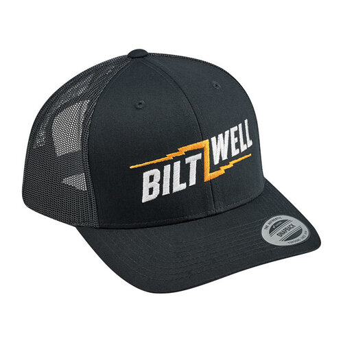 Biltwell Bolts 2 Snapback Cap Black/White/Orange