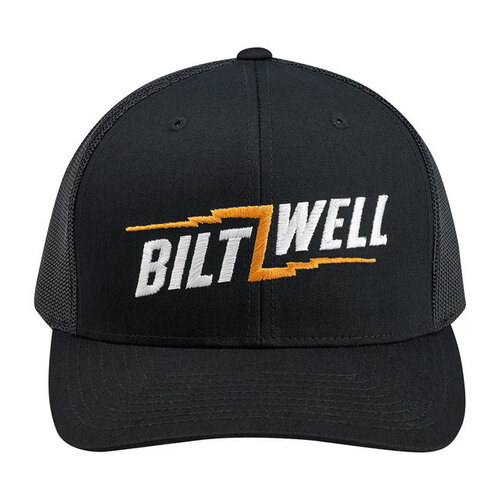 Biltwell Bolts 2 Snapback Cap Schwarz / Weiß / Orange