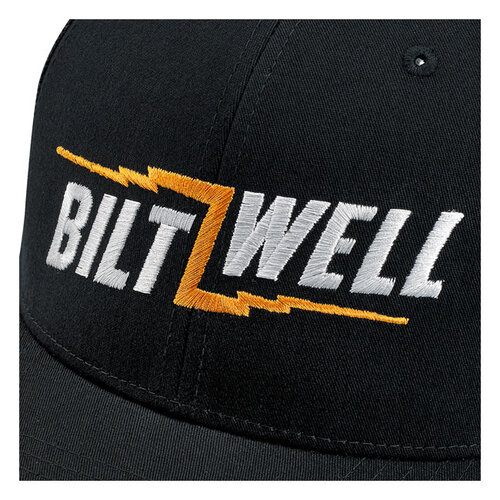 Biltwell Bolts 2 Snapback Cap Schwarz / Weiß / Orange