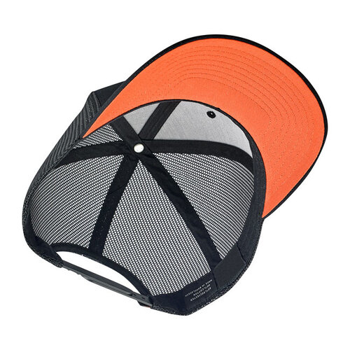 Biltwell Bolts 2 Snapback Cap Schwarz / Weiß / Orange