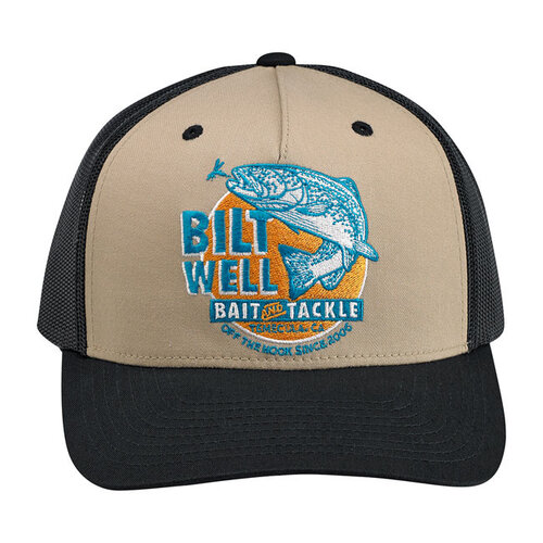 Biltwell Casquette Bait Snapback Noir / Beige / Aqua