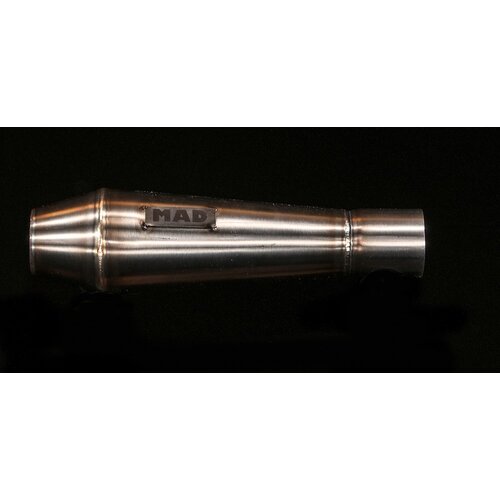 MAD Exhaust Shorty roestvrij staal 38-50,8 mm