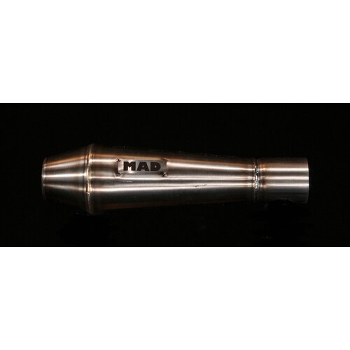 MAD Exhaust Shorty roestvrij staal 38-50,8 mm