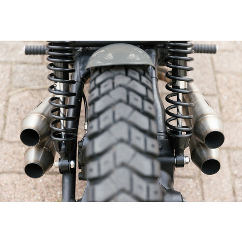 MAD Exhaust Shorty roestvrij staal 38-50,8 mm