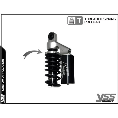 YSS RC302-T Double amortisseur personnalisé avec Piggyback