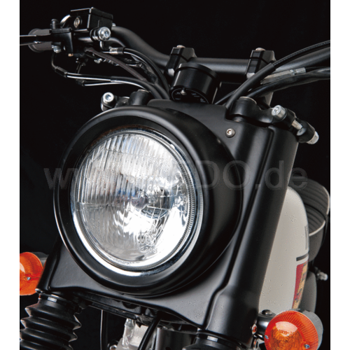 Headlight cockpit polyester incl headlight and bracket