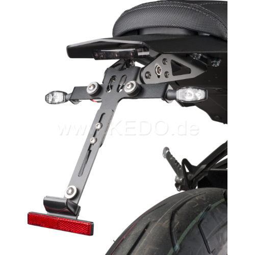 Kedo Wrenchmonkees "Monkeebeast" License Plate Bracket with LED-Tail light