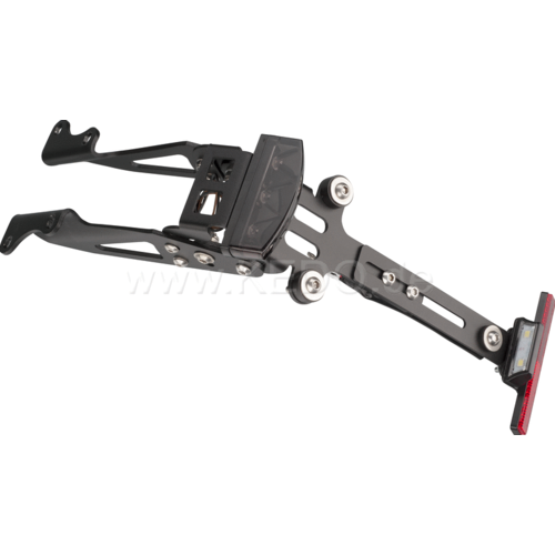 Kedo Wrenchmonkees "Monkeebeast" License Plate Bracket with LED-Tail light