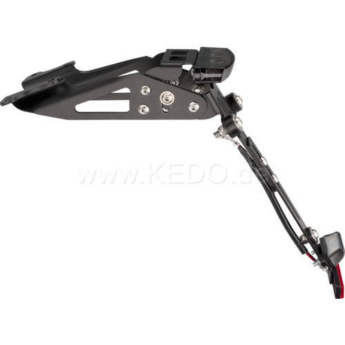 Kedo Wrenchmonkees "Monkeebeast" License Plate Bracket with LED-Tail light