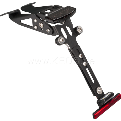 Kedo Wrenchmonkees "Monkeebeast" License Plate Bracket with LED-Tail light