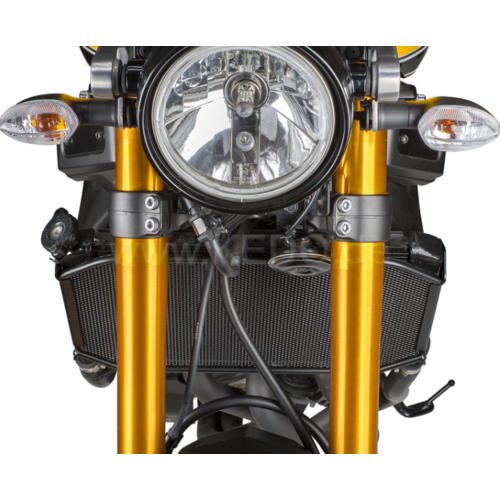 Kedo Wrenchmonkees "Monkeebeast" Radiator Beschermer. Aluminium Zwart