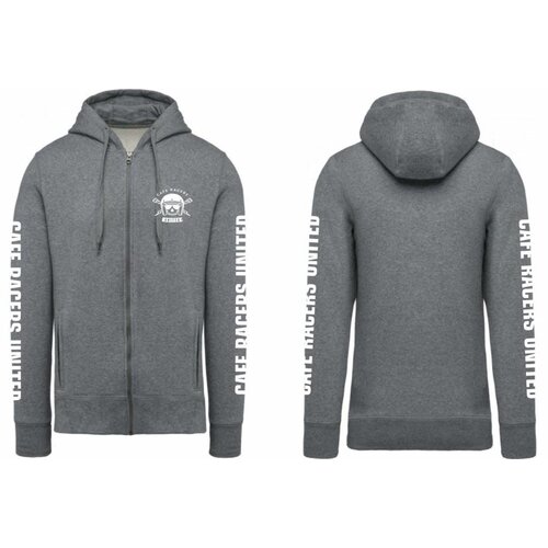 Predator Zip Hoodie Grey