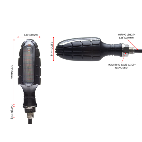 LED-richtingaanwijzers + stop- / achterlichten