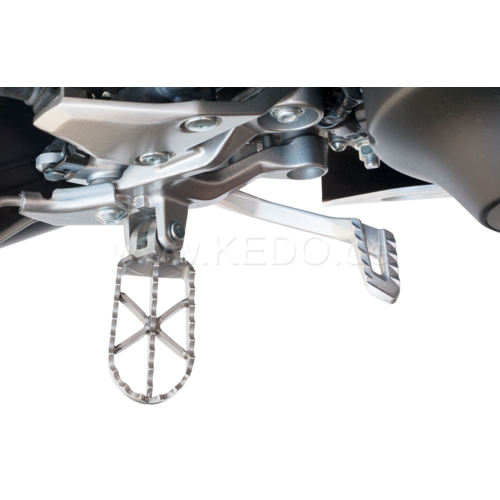 Kedo Wrenchmonkees "Monkeebeast" Toothed Driver's Footpegs, enduro-style