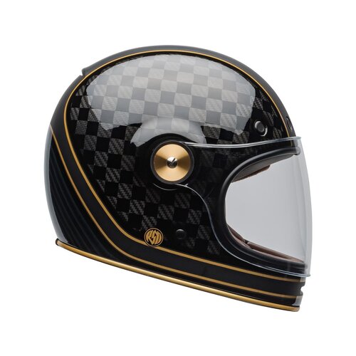 Bell Bullitt Carbon Helm RSD Check-It Mat / Glans Zwart