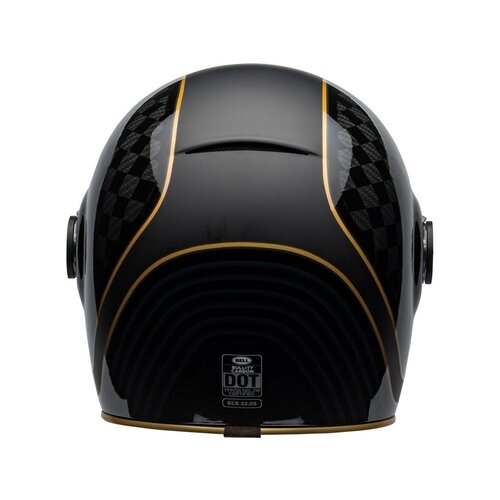 Bell Bullitt Carbon Helm RSD Check-It Mat / Glans Zwart