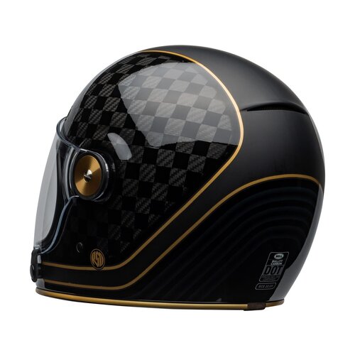 Bell Bullitt Carbon Helm RSD Check-It Mat / Glans Zwart